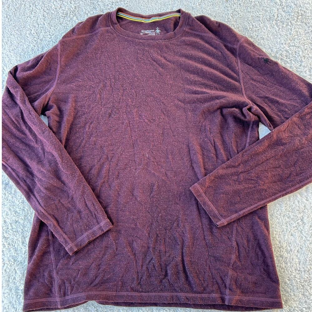 Smartwool Slim Fit Solid Classic Thermal Long Sle… - image 1